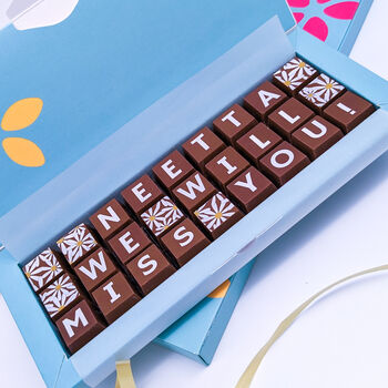 Personalised We Will Miss You Chocolate Gift Box, 5 of 8