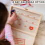Personalised Wooden Advent Calendar Box, thumbnail 3 of 11