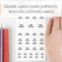Personalised Simple Design Name Labels Pack 144 Labels, thumbnail 2 of 4