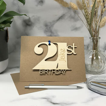 Personalised 21st Birthday Card, 3 of 12
