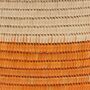Orange Colour Block Lidded Laundry Basket, thumbnail 3 of 4