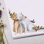 A4 Letter Writing Paper With Cats And Flowers, thumbnail 2 of 4