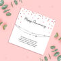 Happy Anniversary Bracelet | Silver Hearts Bracelet In Box, thumbnail 2 of 5