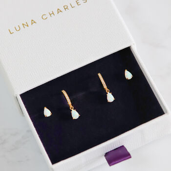 Opal Earring Gift Set, 2 of 9
