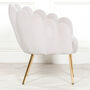 Art Deco Armchair With Velvet Trim In Various Colours, thumbnail 8 of 12