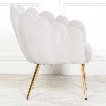 Art Deco Armchair With Velvet Trim In Various Colours, 8 of 12
