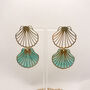 Large Statement Sea Shell Stud Earrings For Her, thumbnail 4 of 8