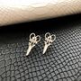 Seamstress Scissor Earrings In Gift Tin, thumbnail 3 of 6