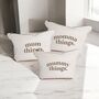 Mum Things / Mummy Things / Momma Things Canvas Pouch, thumbnail 1 of 7
