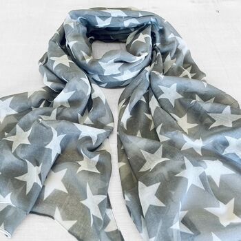 Shining Star Print Scarf, 2 of 6