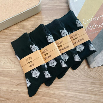 Personalised Groomsmen Socks, 5 of 8