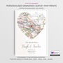 Where Our Journey Began Ordnance Survey Landranger Personalised Map Print Anniversary Gift, thumbnail 1 of 12