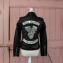 Motor Bike Anatomical Heart Leather Jacket, thumbnail 1 of 7