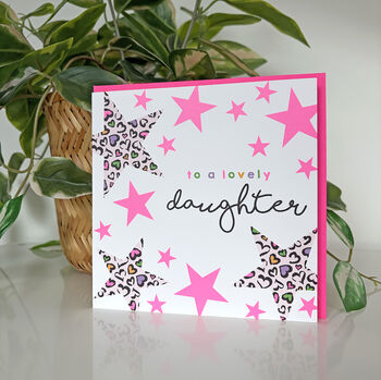 Leopard Love Stars Birthday Card, 9 of 12