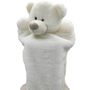 Cream Bear Personalised Star Tag Hot Water Bottle Inc, thumbnail 1 of 6