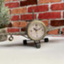 42cm Metal Fighter Aeroplane Clock Novelty Desk Freestanding Or Wall Mount, thumbnail 6 of 7