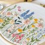 Summer Meadow Embroidery Hoop Kit, thumbnail 2 of 4