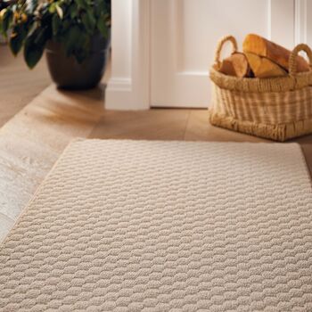 My Mat Sculptured Washable Honeycomb Ivory, 2 of 6