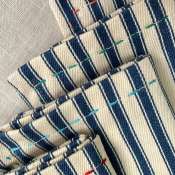 Country Or Coastal French Style Table Napkins, 4 of 4