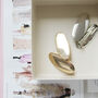Set Of Two Small Polished Oval Hair Clips, thumbnail 1 of 3
