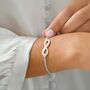 Luana Infinity Personalised Friendship Bracelet, thumbnail 1 of 11
