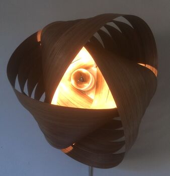 Ebb And Flow Wooden Knot Lampshade, 6 of 6