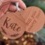Personalised Proposal Christmas, Marry Me Decoration, thumbnail 6 of 8