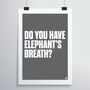 Elephant's Breath Print, thumbnail 3 of 4