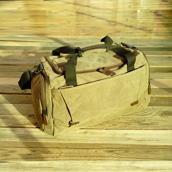 Canvas Holdall Weekender, 8 of 12