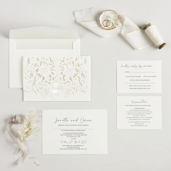 Laser Cut Wedding Invitations Joyful Collection, 2 of 4