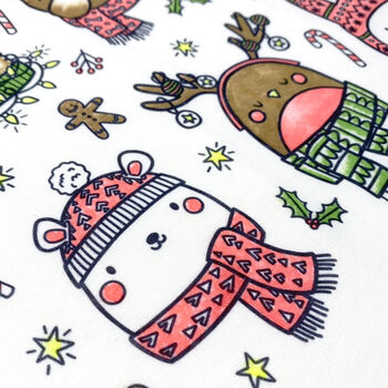 Happy Holidays Colour In Top With Fabric Pens, 5 of 10