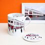 Arsenal Football Stadium Football Mug, thumbnail 1 of 7