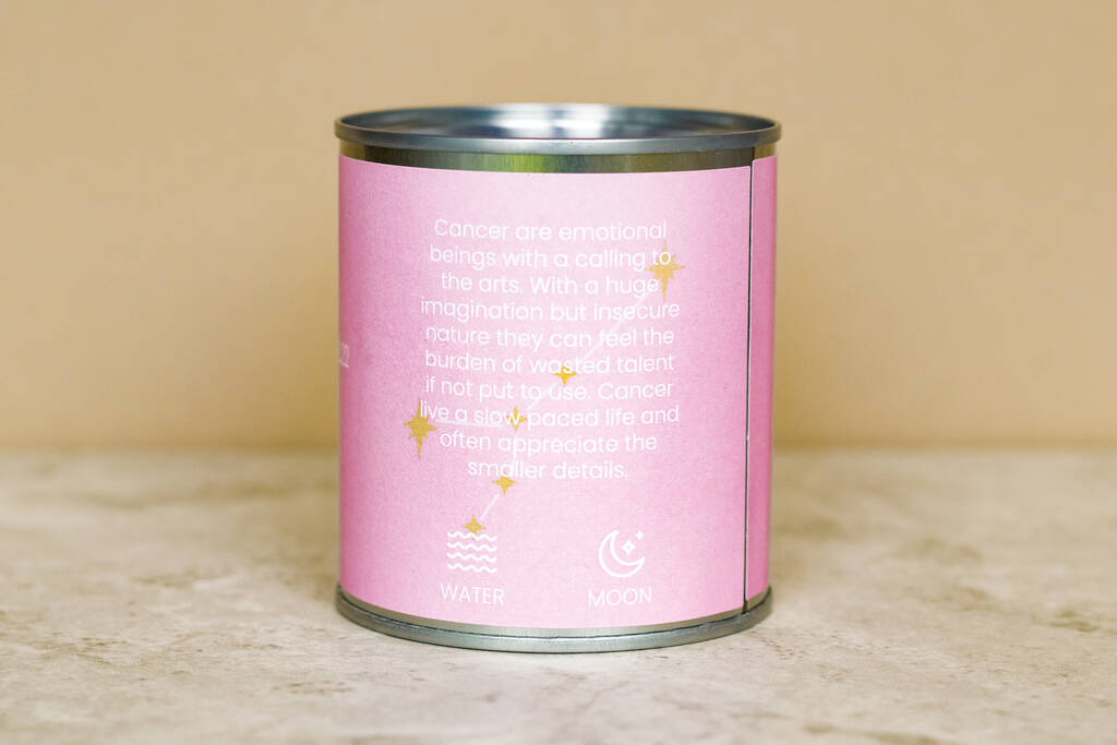 Cancer Soy Wax Candle By WILDRACE