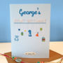 1st Birthday Personalised Card Girl Or Boy, thumbnail 2 of 6