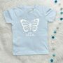 Shiny Personalised Butterfly T Shirt, thumbnail 1 of 2