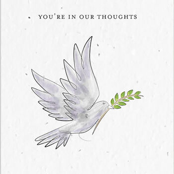 You're In My Thoughts Seed Embedded Card, 2 of 3