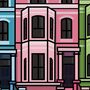 Notting Hill Colourful Illustration Print, thumbnail 2 of 5