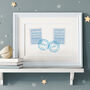 Personalised New Baby Twins Gift And Christening Print, thumbnail 3 of 7