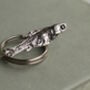 Silver Sardine Keyring Bag Charm, thumbnail 5 of 6