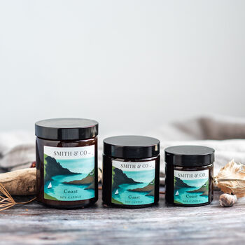 “Coast” Seasalt And Driftwood Soy Wax Candle, 2 of 5