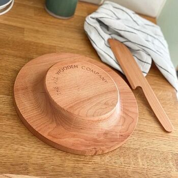 Wooden Cake Stand And Knife, 11 of 12