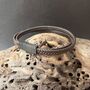 Classic Braided Leather Men's Bracelet, thumbnail 1 of 3