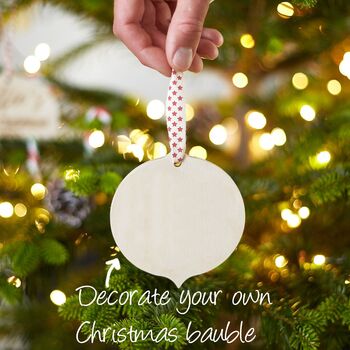 Decorate Your Own Christmas Bauble Set Of Eight, 4 of 6