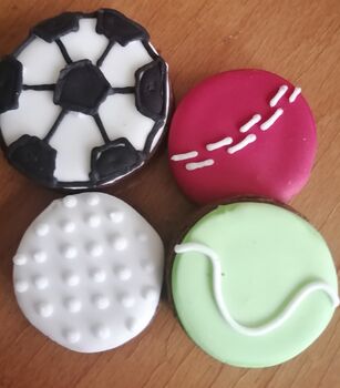 Sports Balls Biscuit Tin, 3 of 4