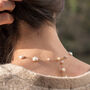 Keshi Pearl Gold Filled Chain Necklace, thumbnail 2 of 12