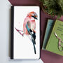 Inky Jay Bird Faux Leather Phone Case With Card Slots, thumbnail 1 of 7