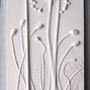 Allium And Poppies Plaster Cast Wall Plaque, thumbnail 4 of 7