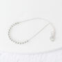 Sterling Silver Happy 18th Bead For Every Year Chain Bracelet, thumbnail 6 of 8