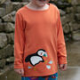 Kids Long Sleeve Puffin Top, thumbnail 1 of 4