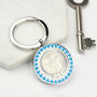 Something Old, New, Borrowed, Blue Bridal Sixpence Keyring, thumbnail 7 of 12
